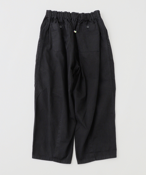 is-ness(イズネス)の「is-ness / イズネス HERRINGBONE BALLOON BAKER PANTS(その他パンツ・メンズ・ブラック・MEDIUM/LARGE)」の4枚目の写真