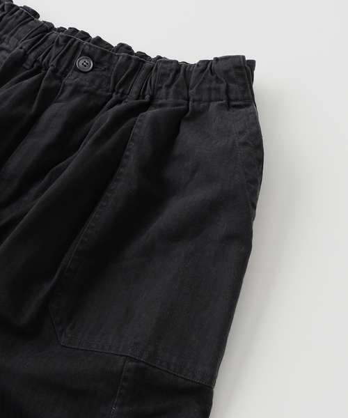 is-ness(イズネス)の「is-ness / イズネス HERRINGBONE BALLOON BAKER PANTS(その他パンツ・メンズ・ブラック・MEDIUM/LARGE)」の5枚目の写真