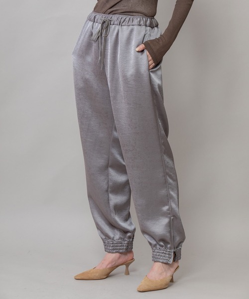 Munich（ミューニック）の「ヴィンテージダブルサテントラックパンツ（その他パンツ・レディース・キャメル/ブラック/グレー・M/S）」の14枚目の写真