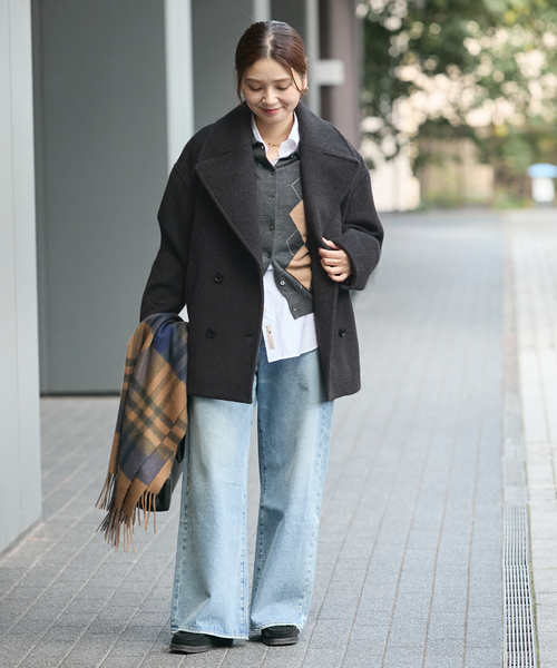 ウールアンゴラビックテーラーコート（その他アウター）｜JOURNAL