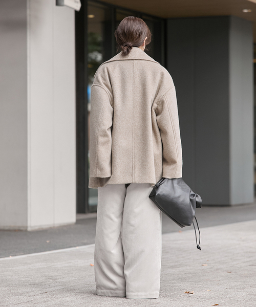 ウールアンゴラビックテーラーコート（その他アウター）｜JOURNAL