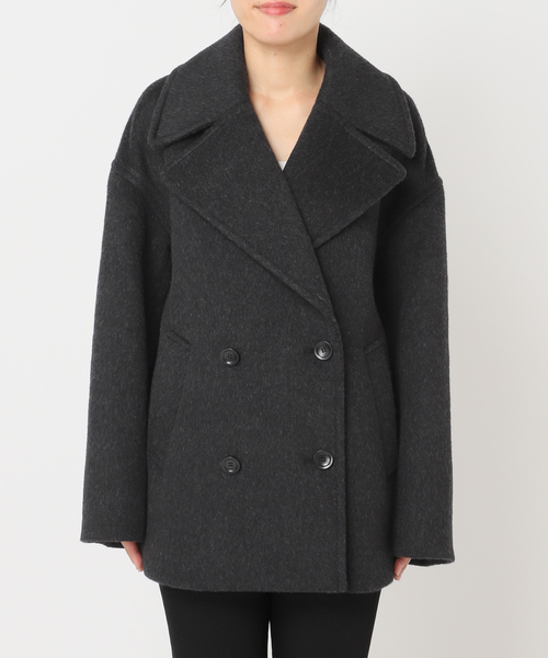 JOURNAL STANDARD（ジャーナルスタンダード）の「ウールアンゴラビックテーラーコート（その他アウター・レディース・ブラック系その他/ベージュ・36/38）」の19枚目の写真