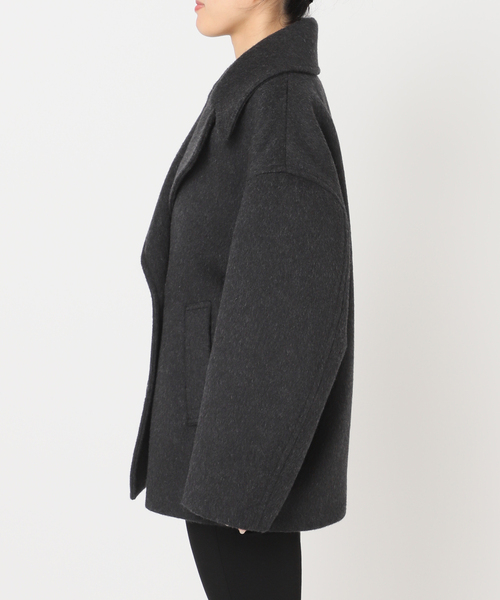JOURNAL STANDARD（ジャーナルスタンダード）の「ウールアンゴラビックテーラーコート（その他アウター・レディース・ブラック系その他/ベージュ・36/38）」の20枚目の写真
