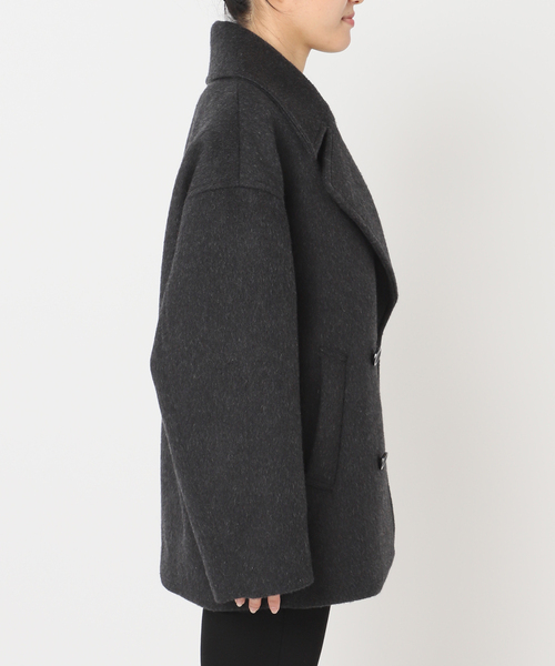 JOURNAL STANDARD（ジャーナルスタンダード）の「ウールアンゴラビックテーラーコート（その他アウター・レディース・ブラック系その他/ベージュ・36/38）」の22枚目の写真
