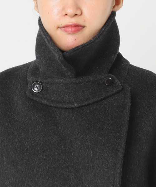 JOURNAL STANDARD（ジャーナルスタンダード）の「ウールアンゴラビックテーラーコート（その他アウター・レディース・ブラック系その他/ベージュ・36/38）」の7枚目の写真