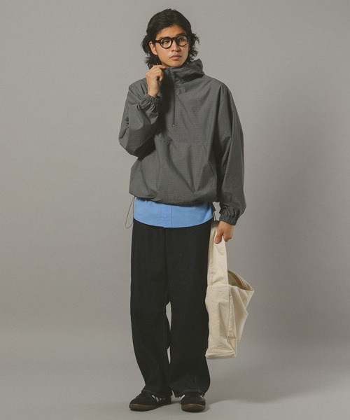 RAGEBLUE（レイジブルー）の「チェック柄アノラックパーカー（パーカー・メンズ・ベージュ系その他/グレー系その他・FREE）」の4枚目の写真