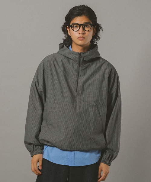 RAGEBLUE（レイジブルー）の「チェック柄アノラックパーカー（パーカー・メンズ・ベージュ系その他/グレー系その他・FREE）」の6枚目の写真