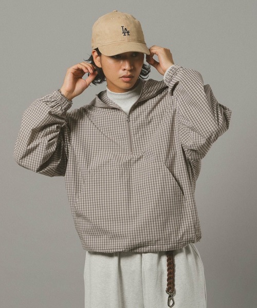 RAGEBLUE（レイジブルー）の「チェック柄アノラックパーカー（パーカー・メンズ・ベージュ系その他/グレー系その他・FREE）」の14枚目の写真