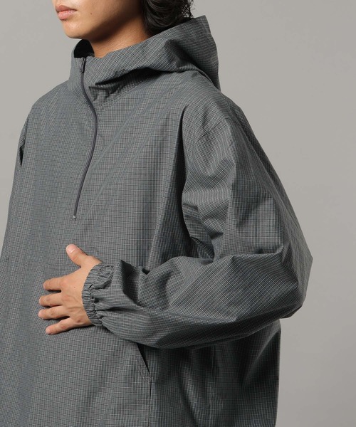 00s チェック柄 ナイロンアノラックパーカー ドローコード mistral 00s チェック柄 ナイロンアノラックパーカー ドローコード mistral