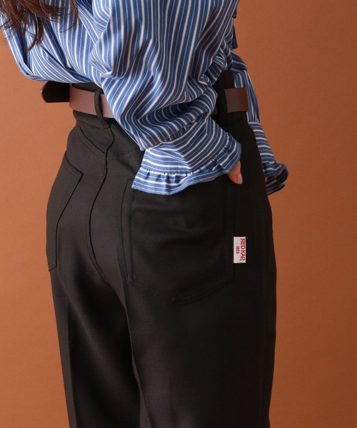 RED KAP（レッドキャップ）の「【RED KAP】別注/スリムセミフレアートパンツ（スラックス・レディース・ブラウン/ブラック・MEDIUM/LARGE）」の16枚目の写真