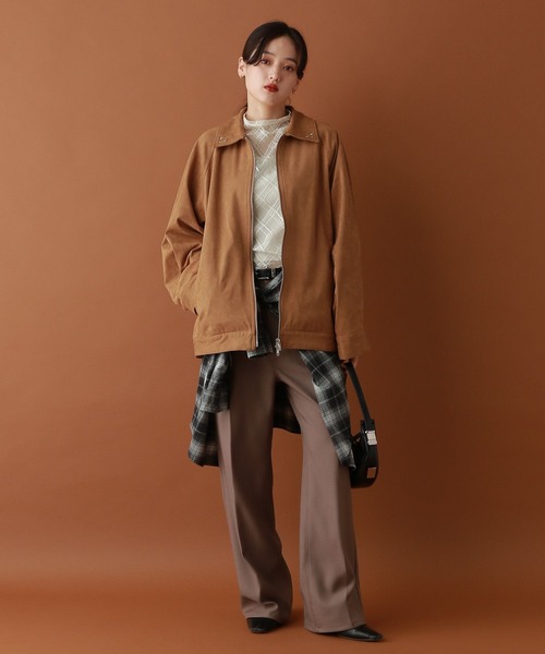 RED KAP（レッドキャップ）の「【RED KAP】別注/スリムセミフレアートパンツ（スラックス・レディース・ブラウン/ブラック・MEDIUM/LARGE）」の17枚目の写真