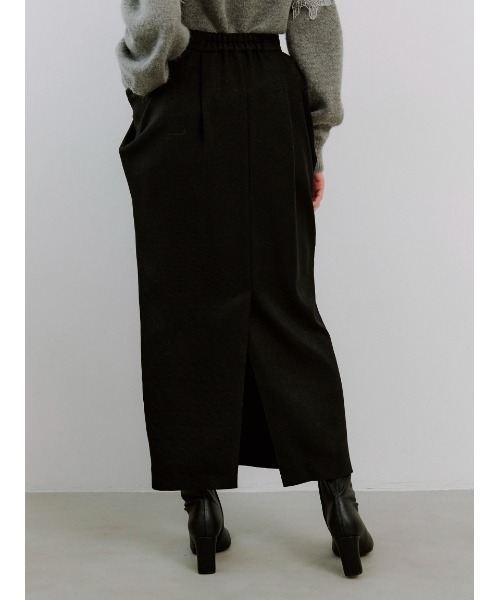 SNIDEL（スナイデル）の「アシメジップドレープスカート（スカート・レディース・ブラック/ブラウン/グレー・1/0）」の7枚目の写真