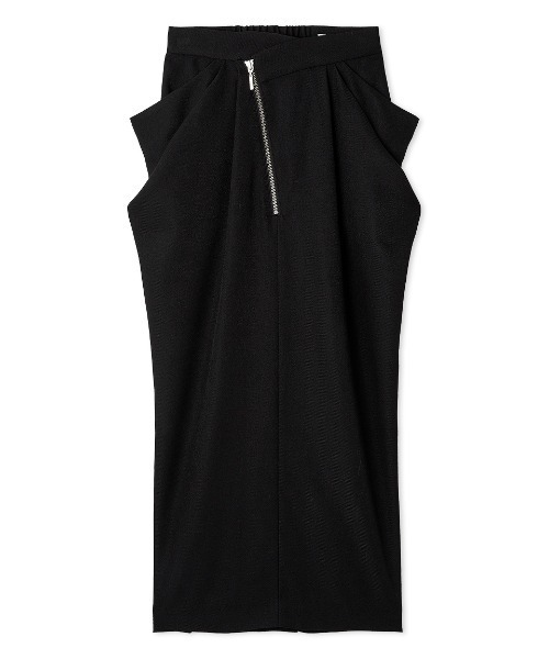 SNIDEL（スナイデル）の「アシメジップドレープスカート（スカート・レディース・ブラック/ブラウン/グレー・1/0）」の16枚目の写真