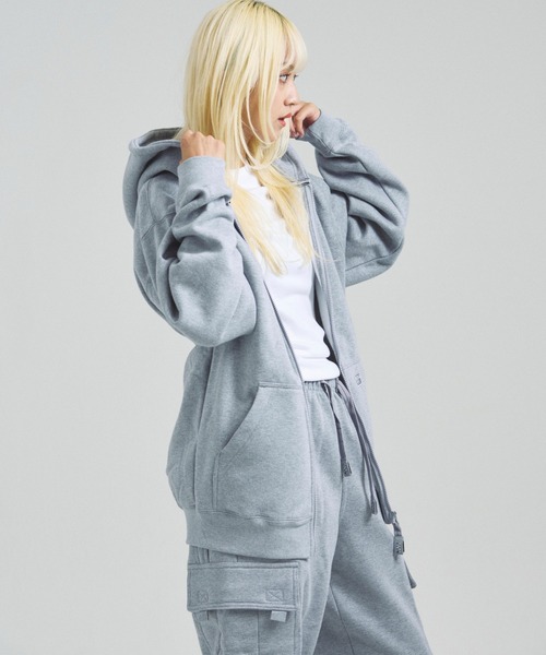 PRO CLUB (プロクラブ)の「Pro Club Mens Heavyweight Full Zip Fleece Hoodie(パーカー・メンズ・ブラック/グレー・M/L/XL)」の17枚目の写真