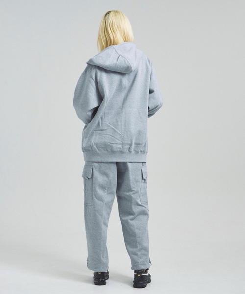 PRO CLUB (プロクラブ)の「Pro Club Mens Heavyweight Full Zip Fleece Hoodie(パーカー・メンズ・ブラック/グレー・M/L/XL)」の8枚目の写真