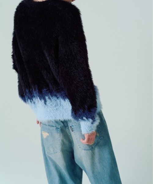 ADAM PATEK(アダムパテック)の「【ADAMPATEK/アダムパテック】distorted chevron pattern crewneck ジャガードニット(ニット/セーター・メンズ・その他2/その他1・2/1)」の21枚目の写真