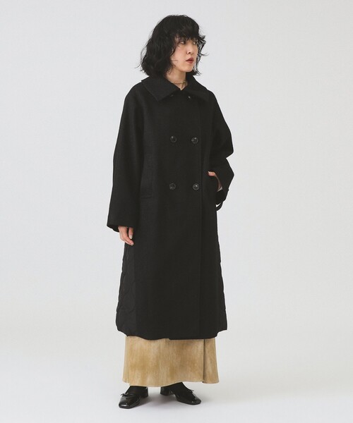 Ray BEAMS(レイビームス)の「RBS / キルティング キリカエ コート(その他アウター・レディース・ブラウン/ブラック・ONE SIZE)」の16枚目の写真