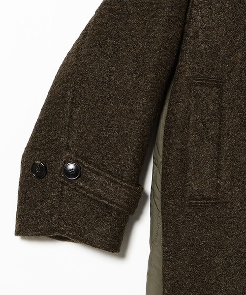 Ray BEAMS(レイビームス)の「RBS / キルティング キリカエ コート(その他アウター・レディース・ブラウン/ブラック・ONE SIZE)」の8枚目の写真