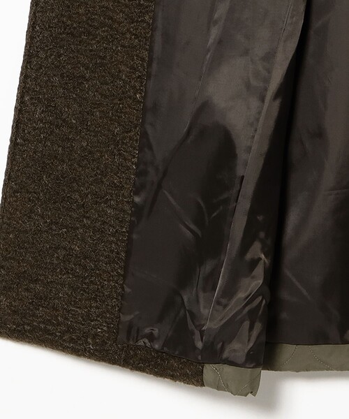 Ray BEAMS(レイビームス)の「RBS / キルティング キリカエ コート(その他アウター・レディース・ブラウン/ブラック・ONE SIZE)」の6枚目の写真