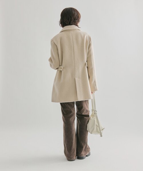 セール】【2サイズ展開】シャギーダブルジャケット（その他アウター