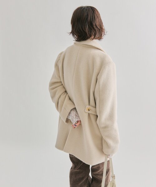 mystic（ミスティック）の「【2サイズ展開】シャギーダブルジャケット