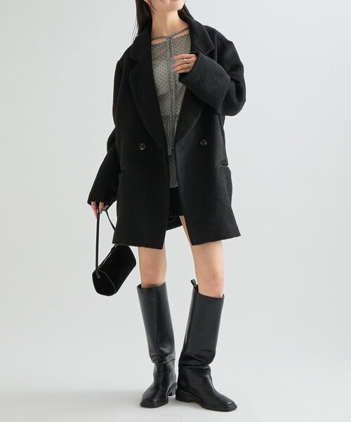 2サイズ展開】シャギーダブルジャケット（その他アウター）｜mystic