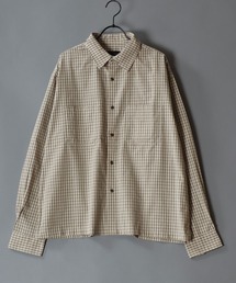 2026SS新柄追加 Short Length Check Shirt/ショート丈 チェックシャツ