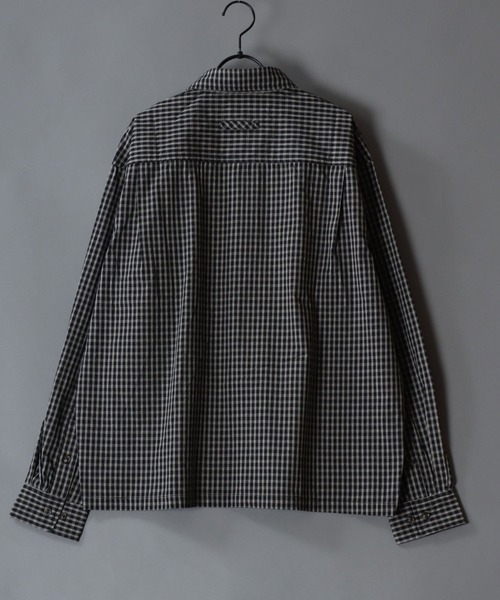 SITRY(シトリー)の「2026SS新柄追加 Short Length Check Shirt/ショート丈 チェックシャツ(シャツ/ブラウス・メンズ・ブラック/ブラウン/ベージュ/ネイビー/ブラック系その他/ブラウン系その他・L/M)」の12枚目の写真