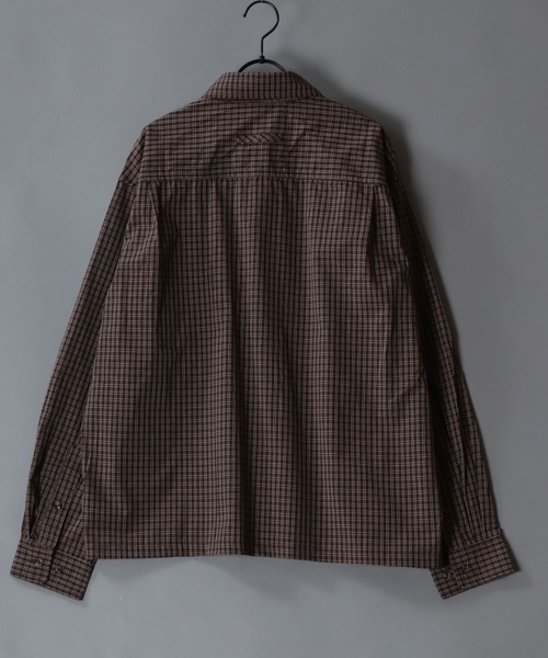 SITRY(シトリー)の「2026SS新柄追加 Short Length Check Shirt/ショート丈 チェックシャツ(シャツ/ブラウス・メンズ・ブラック/ブラウン/ベージュ/ネイビー/ブラック系その他/ブラウン系その他・L/M)」の13枚目の写真