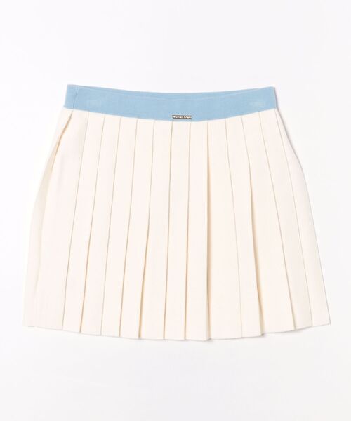 セール】ストレッチ ニット プリーツ ミニ スカート（スカート 