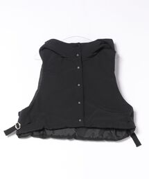 STYLEBLOCK（スタイルブロック）の「ファイユ中わたフーディクロップドベスト（ダウンベスト）」