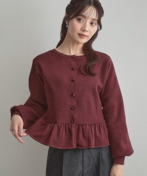 2WAYペプラムカーディガン