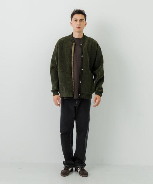 URBAN RESEARCH（アーバンリサーチ）の「モールニットカーディガン（カーディガン/ボレロ・メンズ・ネイビー/ブラック/チャコールグレー/カーキ・MEDIUM/LARGE）」の11枚目の写真