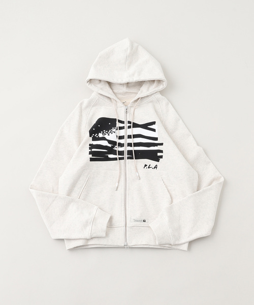 JOINT WORKS（ジョイントワークス）の「PLATEAU STUDIO / プラトースタジオ Flag zip-up（パーカー・メンズ・グレー/ブルー・2/3）」の12枚目の写真