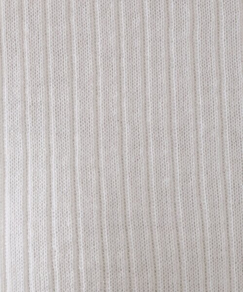 OPAQUE.CLIP（オペークドットクリップ）の「シアーリブニット【洗濯機OK】（ニット/セーター・レディース・グレー/オフホワイト/ボルドー/ブルー系その他/ブラック・42/40/38）」の9枚目の写真