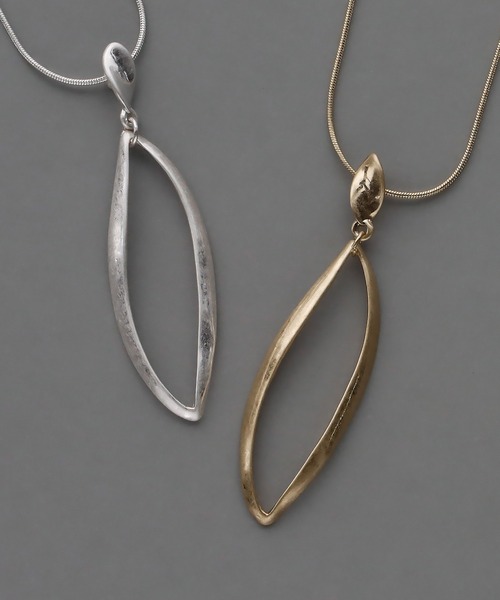 ヴィンテージ風リーフモチーフネックレス（ネックレス）｜abaskdesign