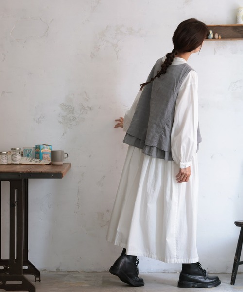 soulberry（ソウルベリー）の「午後三時のベスト（ベスト・レディース・グレー・M/L/LL/3L/4L/5L）」の15枚目の写真