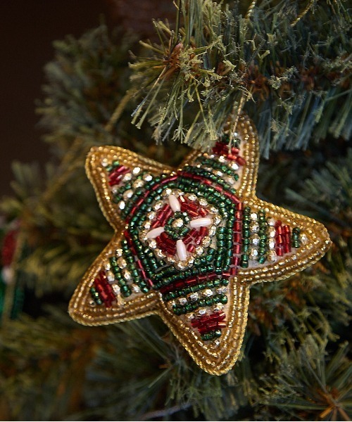 セール】【2025Xmas】ビーズオーナメント2（インテリア雑貨）｜niko