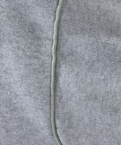 ABAHOUSE（アバハウス）の「【リバーシブルカラー】14Gコットン ニット ZIPパーカー（パーカー・メンズ・ライトグレー/ブラウン/ダークネイビー/グレイッシュベージュ・44/46/48）」の13枚目の写真