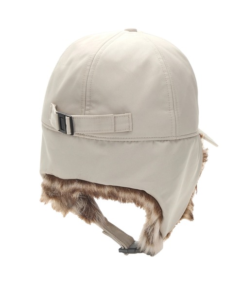 DC SHOES（ディーシーシューズ）の「25 WR FLIGHT CAP /DC撥水ロゴワンポイントファーフライトキャップ（帽子）（キャップ・メンズ・ベージュ系その他2/ライトベージュ/ブラック系その他・FREE）」の13枚目の写真