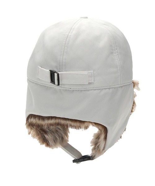 DC SHOES（ディーシーシューズ）の「25 WR FLIGHT CAP /DC撥水ロゴワンポイントファーフライトキャップ（帽子）（キャップ・メンズ・ベージュ系その他2/ライトベージュ/ブラック系その他・FREE）」の19枚目の写真