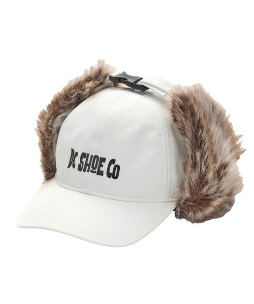 DC SHOES（ディーシーシューズ）の「25 WR FLIGHT CAP /DC撥水ロゴワンポイントファーフライトキャップ（帽子）（キャップ・メンズ・ベージュ系その他2/ライトベージュ/ブラック系その他・FREE）」の15枚目の写真