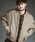 NO ID.�i�m�[�A�C�f�B�j�́u�yNO ID.�zUneven Print Big MA-1 Blouson / �A���C�[�u�� �v�����g �r�b�O MA-1 �u���]���iMA-1�j�v�b�x�[�W��