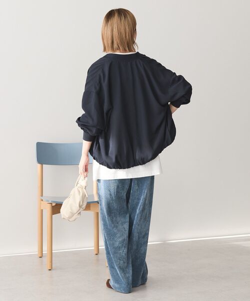 AMERICAN HOLIC(アメリカンホリック)の「ドレープギャザーブルゾン(ブルゾン・レディース・カーキ/ネイビー・L/M)」の9枚目の写真