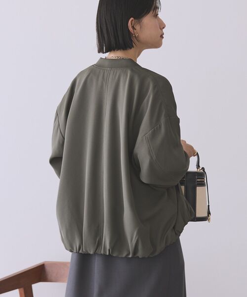 AMERICAN HOLIC(アメリカンホリック)の「ドレープギャザーブルゾン(ブルゾン・レディース・カーキ/ネイビー・L/M)」の12枚目の写真