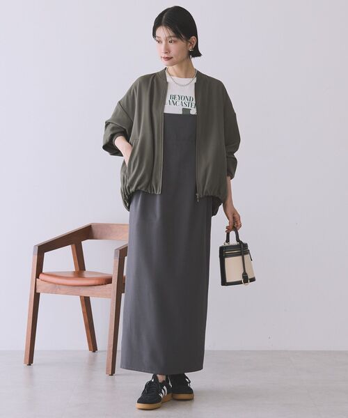 AMERICAN HOLIC(アメリカンホリック)の「ドレープギャザーブルゾン(ブルゾン・レディース・カーキ/ネイビー・L/M)」の17枚目の写真