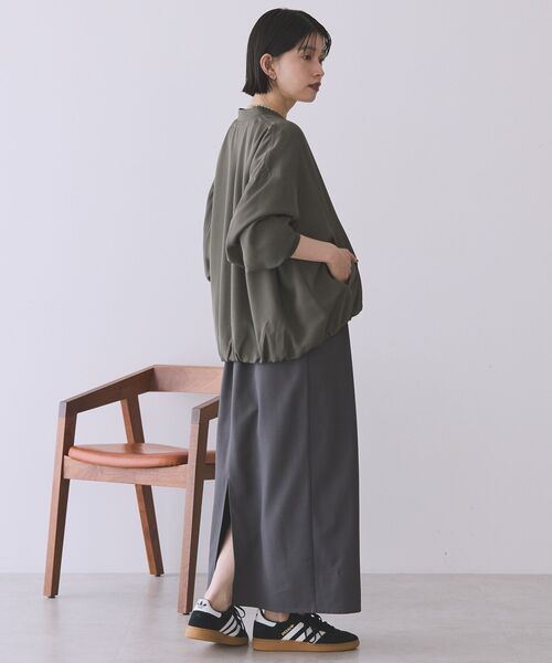 AMERICAN HOLIC(アメリカンホリック)の「ドレープギャザーブルゾン(ブルゾン・レディース・カーキ/ネイビー・L/M)」の18枚目の写真