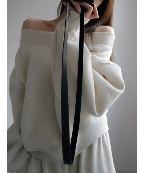 セール】off shoulder sweat（スウェット）｜celon（セロン）の