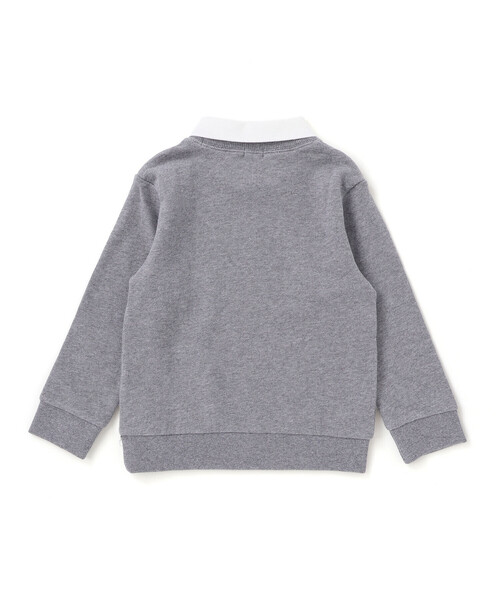 BeBe(ベベ)の「CRUISESロゴ刺しゅう襟付きトレーナー(100~150cm)(スウェット・キッズ・ブラック/グレー・130cm/120cm/100cm/110cm/140cm/150cm)」の9枚目の写真