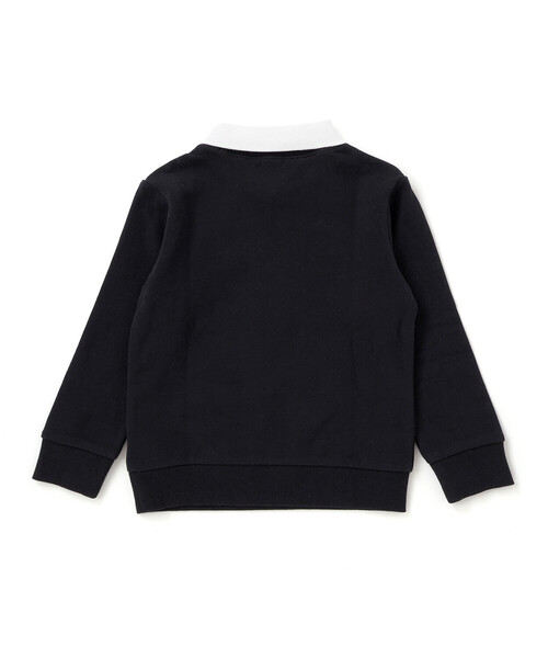 BeBe(ベベ)の「CRUISESロゴ刺しゅう襟付きトレーナー(100~150cm)(スウェット・キッズ・ブラック/グレー・130cm/120cm/100cm/110cm/140cm/150cm)」の11枚目の写真